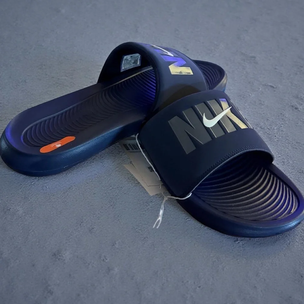 NWT Nike Unisex Mens Victori One Slide Obsidian Grey Size 14
